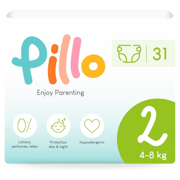 Pillo Windeln Größe 2 Mini 4-8 Kg 31 St