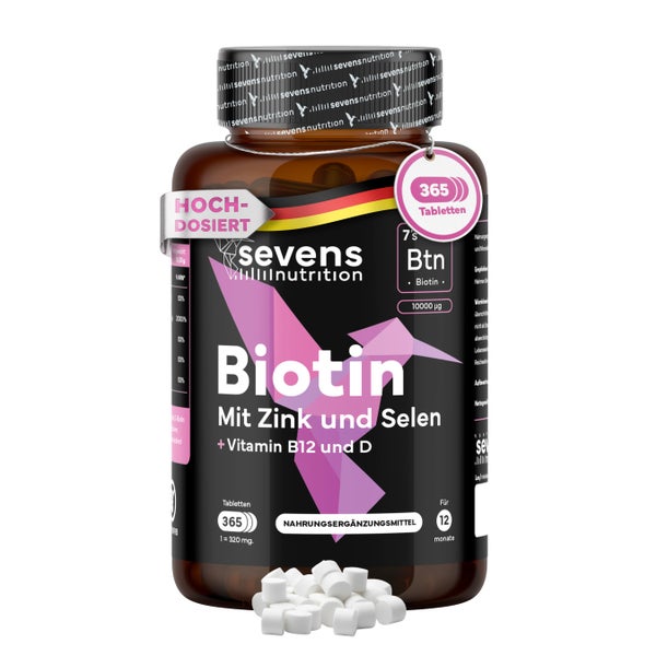 Sevens Nutrition Biotin 365 Tabletten 365 St