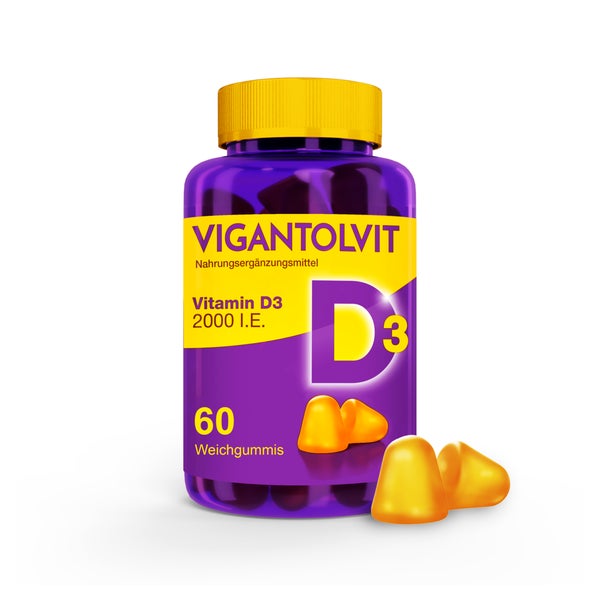VIGANTOLVIT® 2000 I.E. Vitamin D3 Weichgummis 60 St