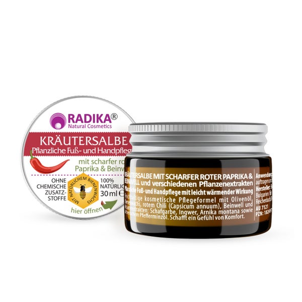Bioherba Kräutersalbe mit scharfer roter Paprika und Beinwell 30 ml