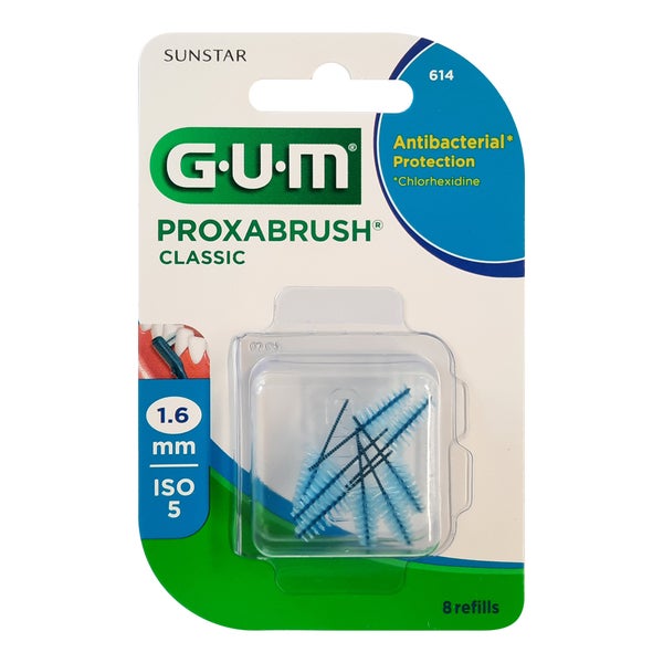 GUM Proxabrush Classic Ersatzbürsten 1,6 8 St