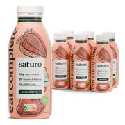 Saturo Trinkmahlzeit Erdbeere | Vegane Astronautennahrung 6x400 ml