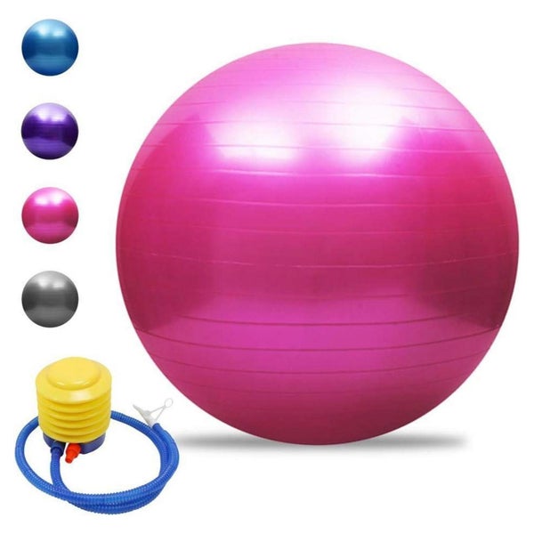 Gymnastikball AntiBurst Stabilität Balance Pilates 65cm Pink 1 St