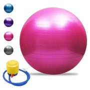 Gymnastikball AntiBurst Stabilität Balance Pilates 65cm Pink 1 St