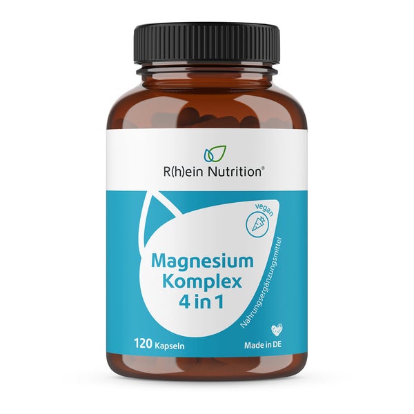 Magnesium Komplex 4 in 1 hochdosiert vegan 120 St