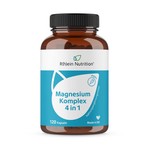 Magnesium Komplex 4 in 1 hochdosiert vegan 120 St