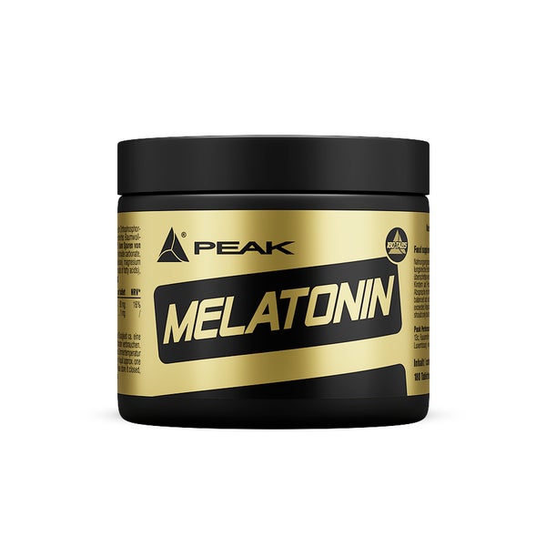 PEAK Melatonin - 180 Tabletten I 0,5mg pro Portion I mit Magnesium I Unterstützung für einen erholsamen Schlaf I vegan 900 g