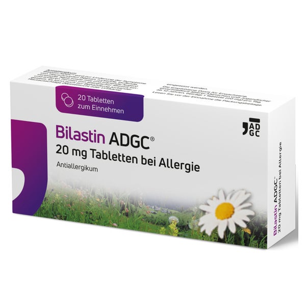 Bilastin Adgc 20 Mg Tabletten Bei Allergie 20 St