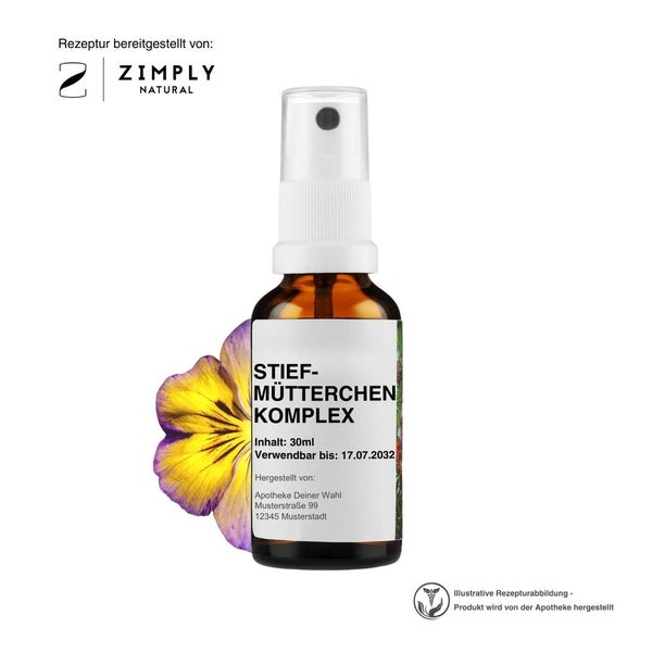 Zimply Natural STIEFMÜTTERCHEN KOMPLEX - Pflanzbasierte Rezeptur 30 ml
