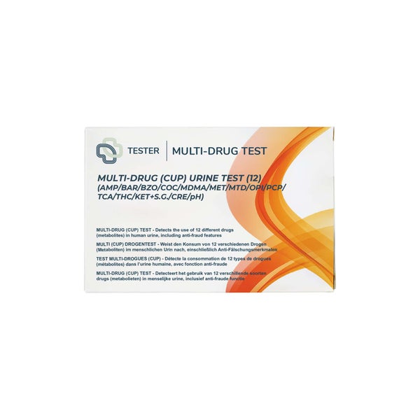 Multi-Drug 12 Drug Screen mit S.V.T. Urin-Selbsttest – 2er-Pack 2 St