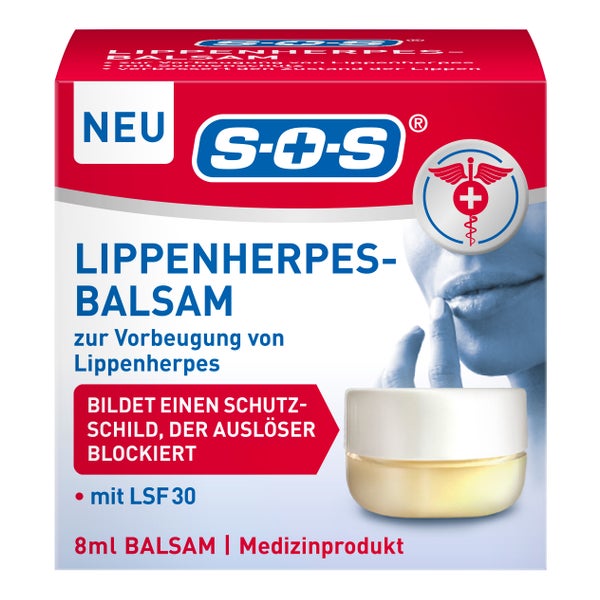SOS Lippenherpes-Balsam | beugt Lippenherpes-Auslösern vor 8 ml