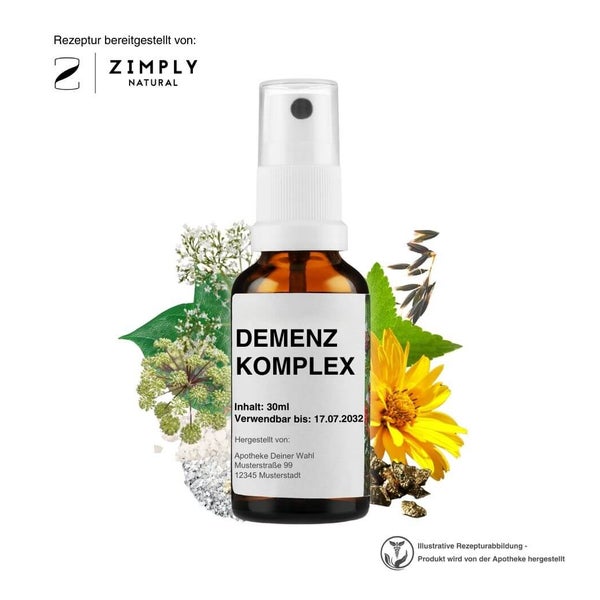 Zimply Natural DEMENZ KOMPLEX - Pflanzbasierte Rezeptur 30 ml