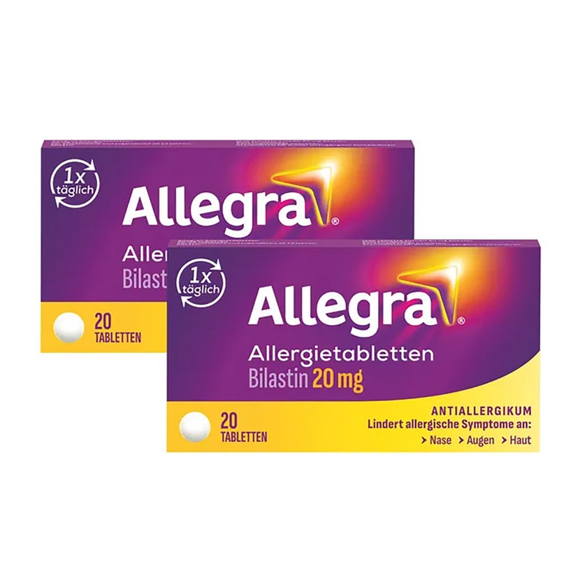 Allegra Allergietabletten Doppelpack 2X20 St