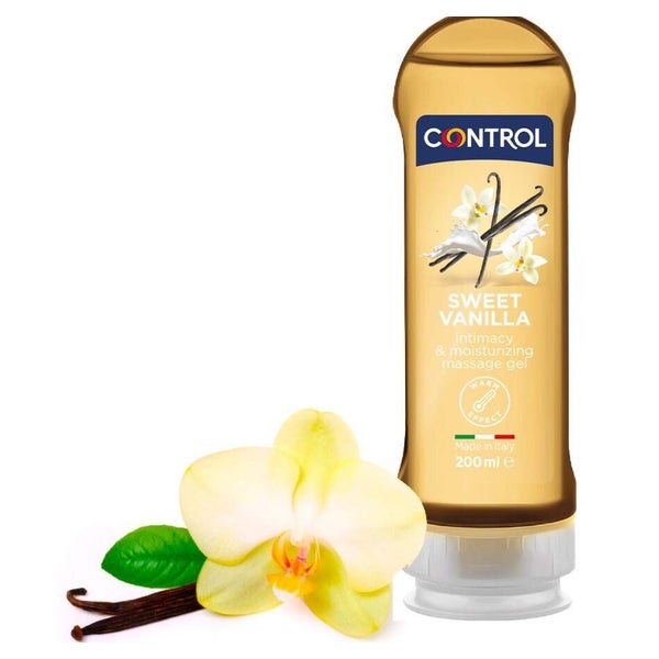 2-in-1 «Sweet Vanilla» Gleit- und Massagegel mit süßem Duft (0.2 l) 200 ml
