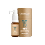 CannabiGold® Relief 15 CBD- und CBG-Öl 12 ml