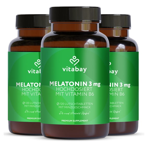 Vitabay Melatonin+B6 3mg 360 St