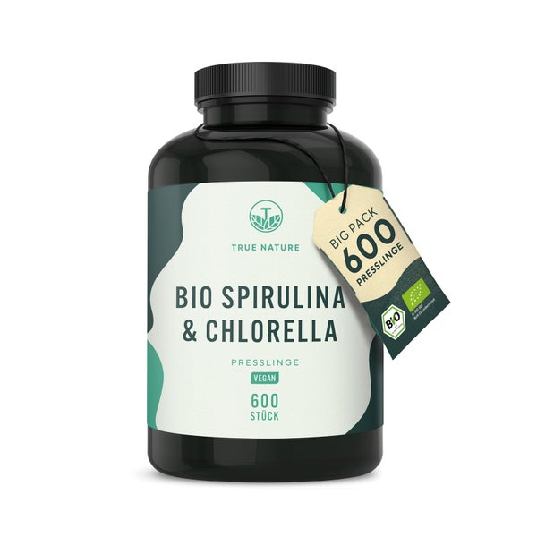 Bio Spirulina & Chlorella Presslinge 600 St