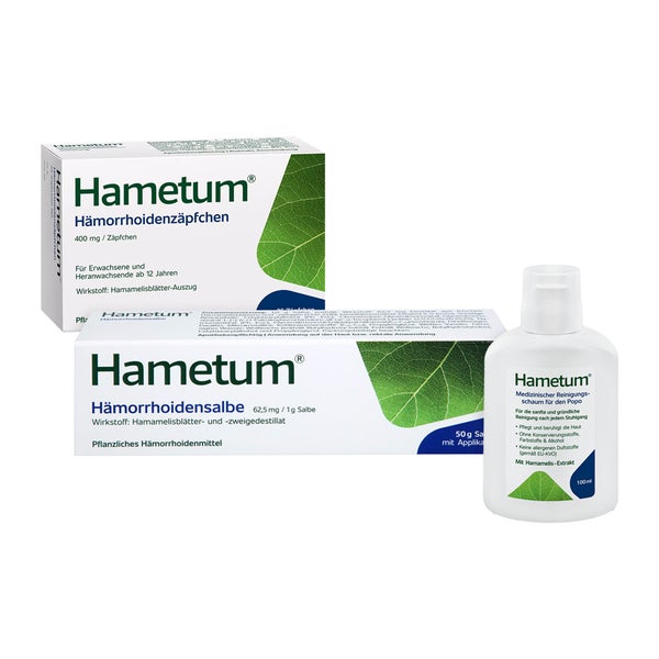 Hametum Hämorrhoiden Set 2 1 Set