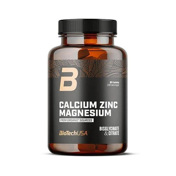 BioTechUSA Calcium Zinc Magnesium 90 Tabletten 90 St