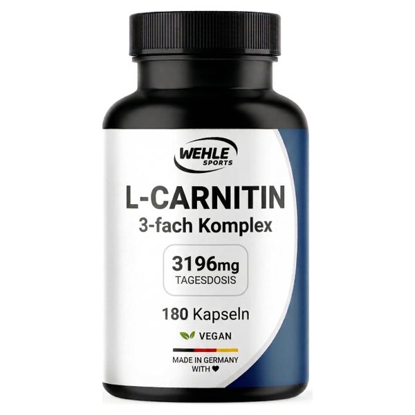 L-Carnitin Komplex 3196 mg - 180 Kapseln - Wehle 180 St