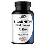 L-Carnitin Komplex 3196 mg - 180 Kapseln - Wehle 180 St