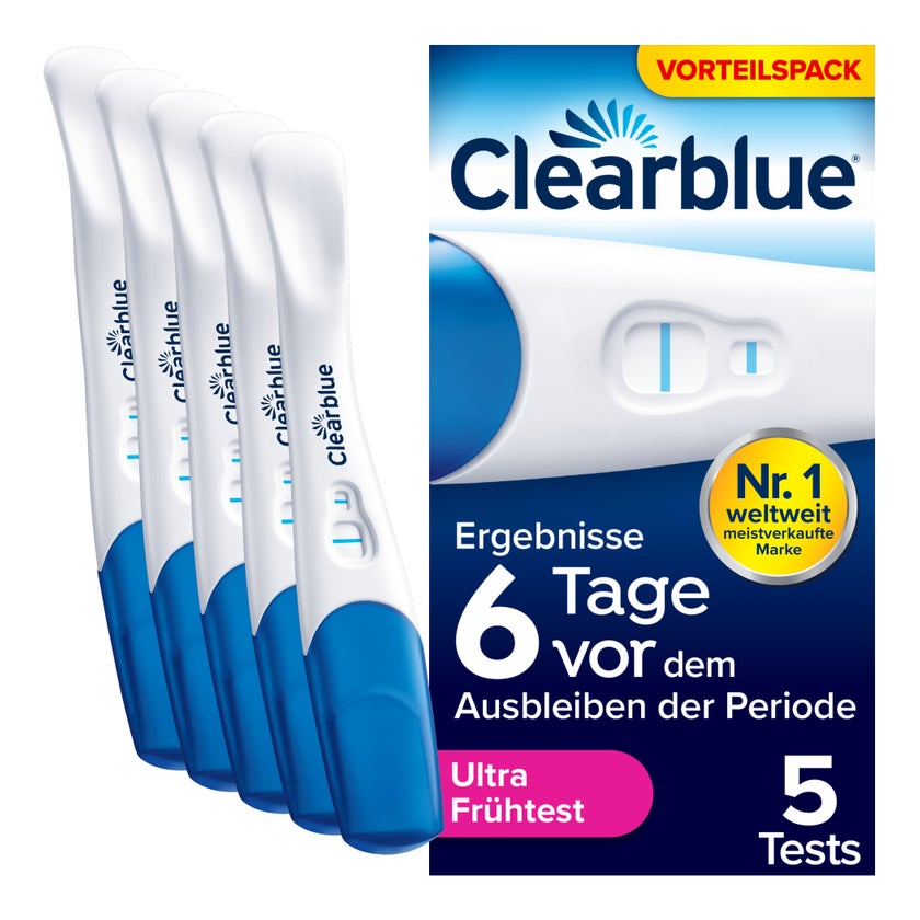 Clearblue Schwangerschaftstest FRÜHE ERKENNUNG 5 St