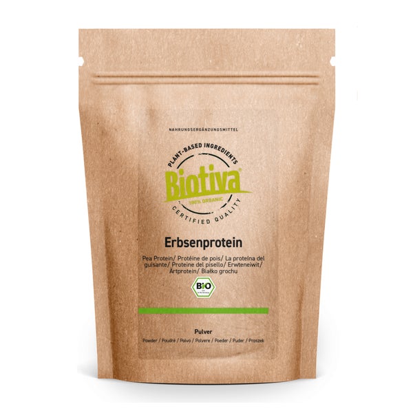 Biotiva Erbsenprotein Pulver Bio 1000 g