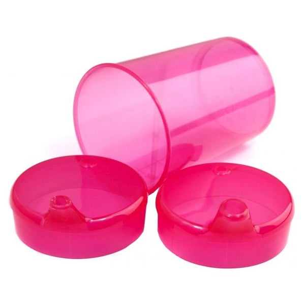 Medi-Inn Schnabelbecher Set 1 Unterteil + 2 Deckel 250 ml rot 1 St
