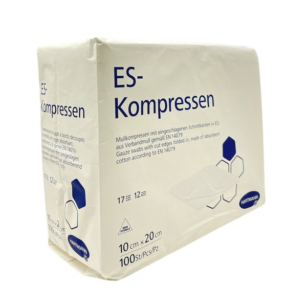 Hartmann ES-Kompressen unsteril 12f 10x20cm  (Inhalt: 100 Stück) 100 St