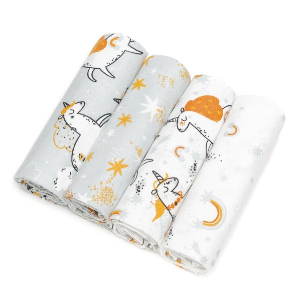 T-TOMI Stoffwindeln Unicorns 4 St