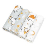 T-TOMI Stoffwindeln Unicorns 4 St