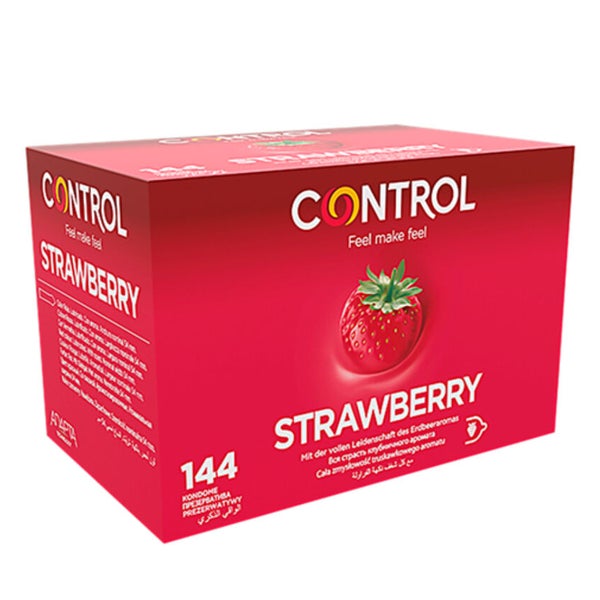 Control Condoms - Adapta Erdbeerkondome 144 St