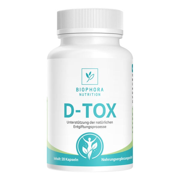 BIOPHORA D-TOX | Natürliche Inhaltsstoffe | Rezeptfrei 28 St