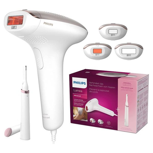Philips Lumea Advanced IPL Haarentfernungsgerät inkl. 3 Aufsätze & Korrekturtrimmer 1 St