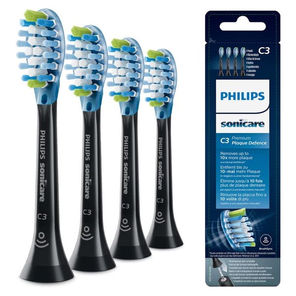 Philips Sonicare C3 Premium Plaque Defence Standard-Bürstenköpfe für Schallzahnbürste 1 St