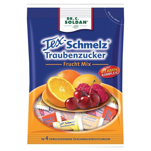 Soldan TEX Schmelz Frucht Mix Bonbons 75 g
