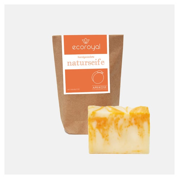 Aprikose mit Sheabutter - handgesiedete Naturseife