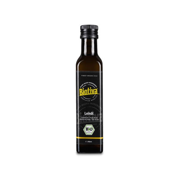 Biotiva Leinöl kaltgepresst Bio 250 ml