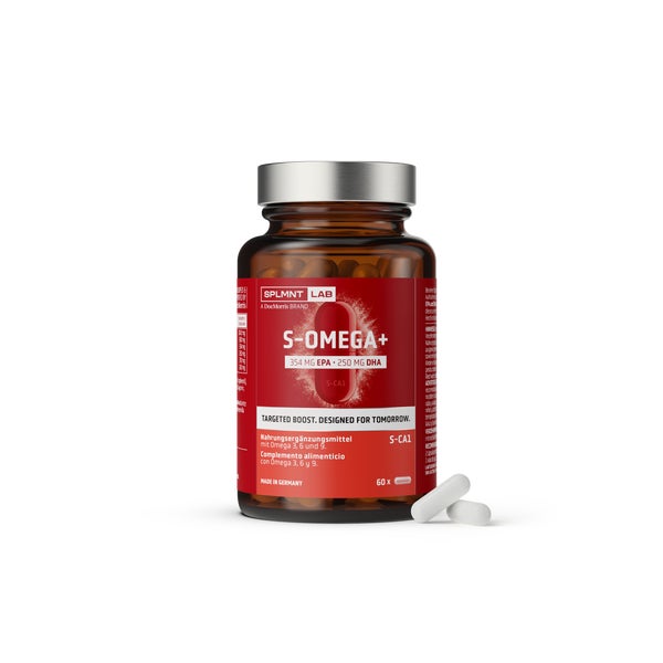 SPLMNT LAB S-OMEGA+ mit Omega-3, 6, & 9 60 St
