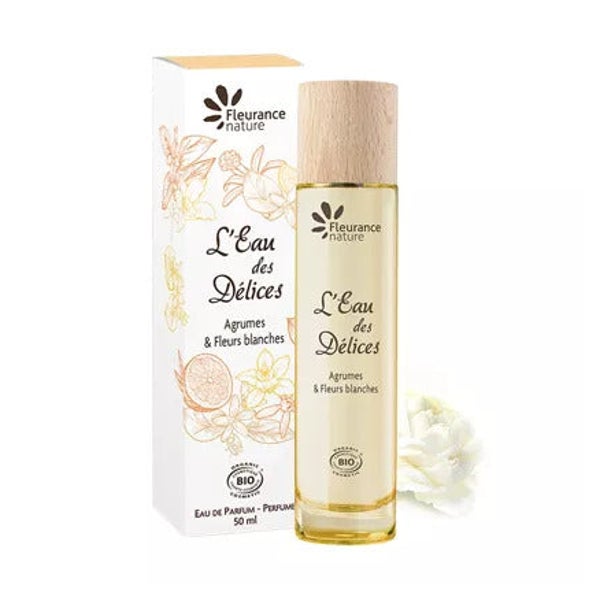 Fleurance Nature - L’EAU DES DÉLICES – Parfum aus Zitrus- und weißen Blüten 50 ml