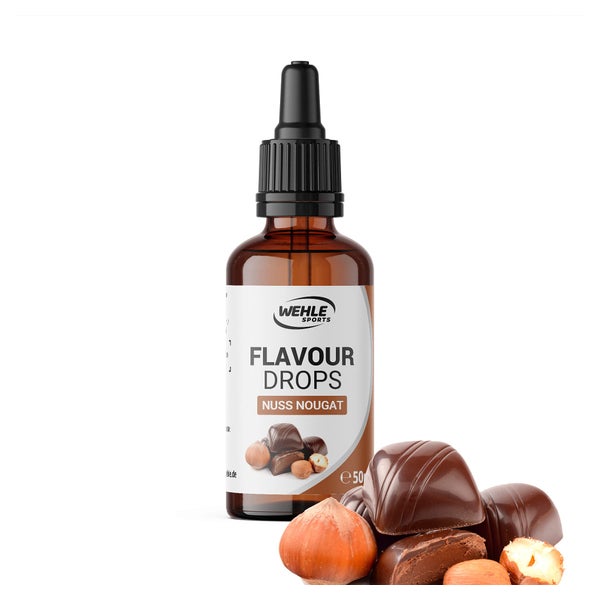Flavour Drops Nuss Nougat zuckerfrei 50ml - Wehle 50 ml
