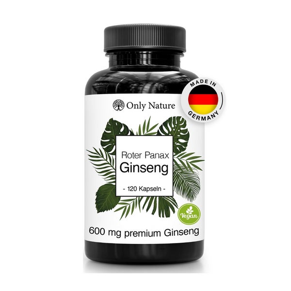 Only Nature Ginseng 600 mg – 120 Kapseln 120 St