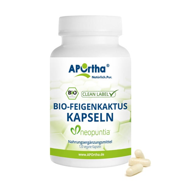 APOrtha® Neopuntia™ Bio-Feigenkaktus - vegane Kapseln 120 St