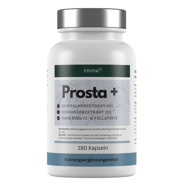 EXVital® Prosta+ Kapseln, Sägepalme, Kürbiskern & Zink 101 g