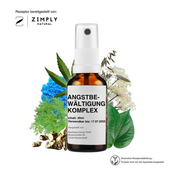 Zimply Natural ANGSTBEWÄLTIGUNG KOMPLEX - Pflanzbasierte Rezeptur 30 ml