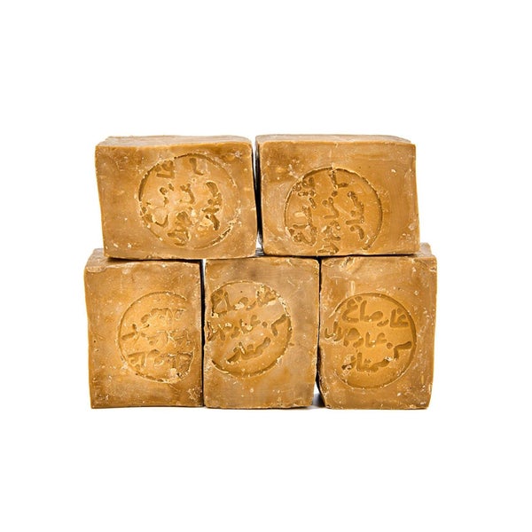 5x Aleppo Seife 60% Olivenöl & 40% Lorbeeröl, Haarseife Körperseife Duschseife Alepposeife 5x200g 5x200 g