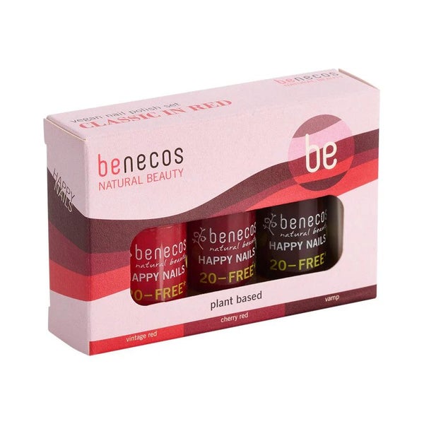 benecos Natural Beauty Nail Polish Vorteilset Classic in Red