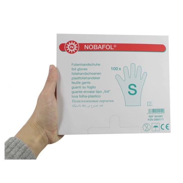 Noba Nobafol PE-Folienhandschuhe Gr. S 20x100 St