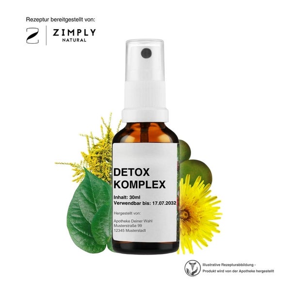 Zimply Natural DETOX KOMPLEX - Pflanzbasierte Rezeptur 30 ml