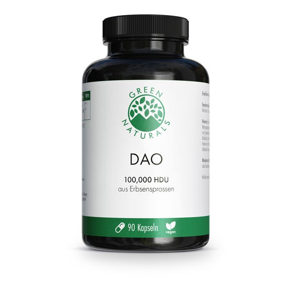 Green Naturals Dao 100mg Veg.zum Histaminabbau Kps 90 St